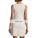 Theory  Branteen Sleeveless Knit Dress Ivory Women’s size Small Photo 6