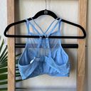 Xhilaration Baby Blue Floral High Neck Strappy Lace Bralette Photo 2