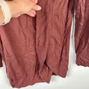 Caslon  Brown Long Sleeve Cowl Neck Tunic Sweater XL Photo 1