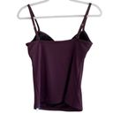 Bleu Rod Beattie Blue Rod Beattie Lace-Up Wireless Tankini Swim Top Aubergine Burgundy Size 8 New Photo 3