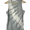 Cloud Chaser  Gray & White Tie Dye Tank Top M Photo 0