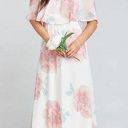 Show Me Your Mumu  Caitlin Ruffle Maxi Dress in Wedding Bells Floral XXS NWT Photo 0