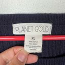 Planet Gold  Navy Blue Sweater Dress Size XL Photo 4