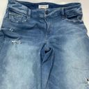 Lane Bryant  Women's Distressed High-Rise Girlfriend Straight Jeans Blue Size 14 Photo 3