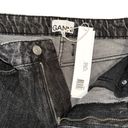 Ganni NWT  Washed Denim High Waisted Black Jeans in Phantom 30 Photo 4