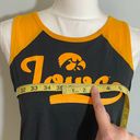 Rivalry Threads NWT University of Iowa Hawkeyes Black Gold Muscle Tee Tank Top Ringer Small New Photo 3