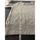 Carolyn Taylor  Open Knit Sweater Womens Large Soft Long Sleeves Button Accent Photo 7