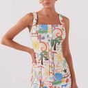 Peppermayo Linen Mini Dress - Summer Palm Photo 1