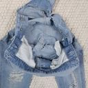 ASOS  Distressed Ripped Denim Overalls Light Blue Sz 28 Photo 12