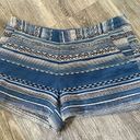 Joie  Merci ethnic multi stripe blue shorts Photo 1