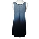 Feel the Piece  Terre Jacobs Shorty Hi-Low Hem Trapeze Dress Navy Ombre Dip Dye Photo 4