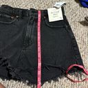 Abercrombie & Fitch NWT  Curve Love The Cutoff High Rise Black Shorts- Size 25 0 Photo 8