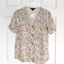 Something Navy ($10)  Easy Woven Floral Top Photo 1