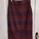 Wilfred Aritzia  Tartan Plaid Leona Button-front Midi Pencil Skirt W-387 Sz 4 Photo 5