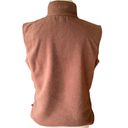 Woolrich  Women's Brown Sleeveless Fleece Jacket Vest ~ Size LARGE Photo 2