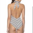 PilyQ 𝅺NWT PQ Harbour Stripe Avery One Piece Swimsuit S Photo 1