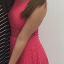 Francesca's Francesca’s Hot Pink Dress Photo 3