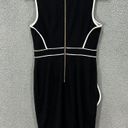 Calvin Klein  sleeveless pencil dress womens 4 black corpcore classic retro glam Photo 6