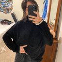 Poof! Black Knit Turtleneck Sweater  Photo 2