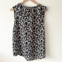 Blu Pepper Perch by  2XL Blue Daisy Floral Print Sleeveless Blouse Top Spring Photo 3