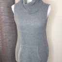 Vince Camuto Two by  Petite Small grey sleeveless turtleneck sweater Photo 0