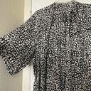 Billabong  Black and White Spotted Kimono swim Cover up cardigan S/M Photo 3