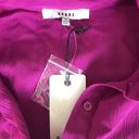 Ro & De  Gauze shark bite hem purple blouse Photo 1