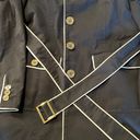 Jones New York Trench Coat Navy Blue Photo 4