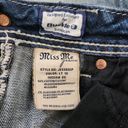 Miss Me  Style JE5380EP Easy Capri Silver Fleur De Lis Jeans Medium Wash Size 26 Photo 7