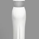 Micas Solid Backless V-neck Slip Maxi Dress Photo 1