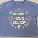 Grayson Threads  Cropped Renew Your Energy Graphic Short Sleeve Crew Neck Shirt Photo 3