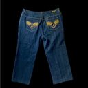 Seven7  PREMIUM DENIM‎ LIMITED EDITION Plus Size 22 Modified Cropped Capris Jeans Photo 3