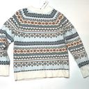 Treasure & Bond  Fair Isle Crewneck winter Sweater Photo 6