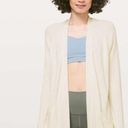 Lululemon NWT $168  Still At Ease Wrap Cardigan Sweater Angel Wing Size 10 Photo 1