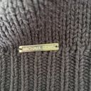 Michael Kors  Knit Sweater Womens S Black Sleeveless Open Front Drape Cardigan Photo 1