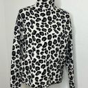 Tahari  size Large Mock neck knit sweater in Leopard Print Photo 0