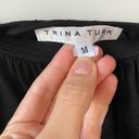 Trina Turk  Bumble Strapless Tassel Dress Black M Photo 3