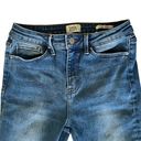 Simple Society Eco-Friendly Distressed Straight Leg Cropped Denim Blue Jeans Photo 4