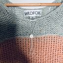 Wildfox NEW! Estate Stripe Open Weave Sweater Photo 8