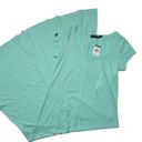 Polo NWT  Ralph Lauren Jersey T-shirt Maxi in Aqua Verde Lightweight Dress S Photo 1