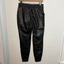 Spanx NWT - Faux Leather Jogger Pants Black Photo 3