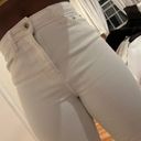 ZARA White High Waisted Jeans Photo 5