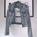 Guess ripped denim jean jacket  Photo 0