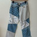 Alice + Olivia  amazing patchwork boyfriend jeans Photo 0