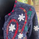 Vintage Blue Designers Originals Studio  Christmas Sweater Size M Photo 4