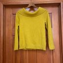 Anthropologie Yellow Off Shoulder Sweater Photo 2