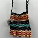 American Eagle  Multicolor Boho Retro Beaded Small Crossbody Purse Photo 2