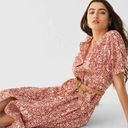 Faherty  Carmel Dress-Spice Sunrise Floral Size Medium NWOT. Photo 0