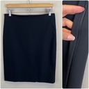 The Row  Satin Trim Classic Pencil Skirt Black Size 8 Photo 1
