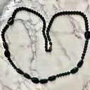 Onyx Long black  necklace Photo 4